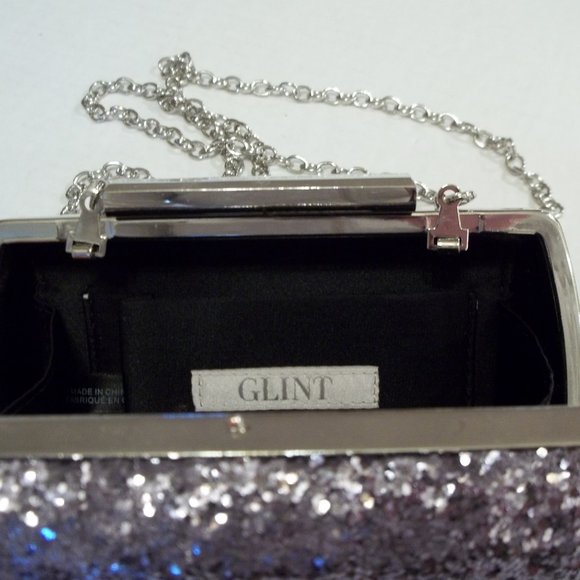 Glint Pink Party Dance Glitter Purse Handbag - Picture 2 of 10